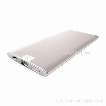 Mobile Battery Charger, Fashionable Design, 5,000mAh Capacity, LED Indicator, 4-color, Safe, 125g